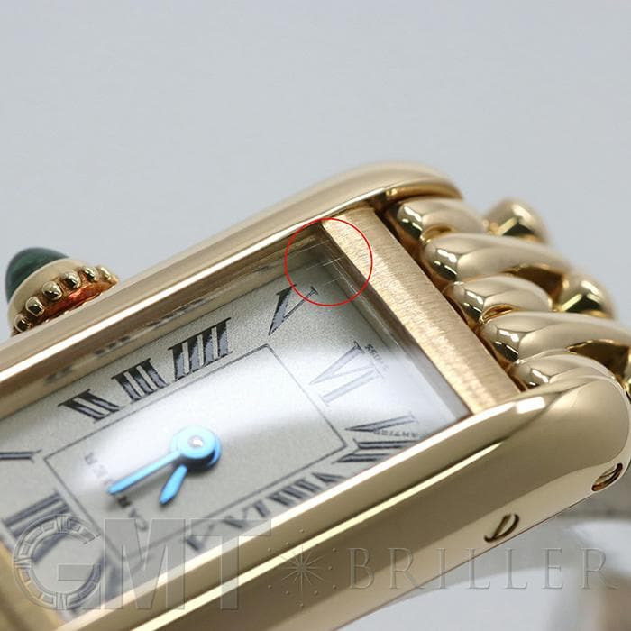 中古)CARTIER カルティエ タンク アロンジェ イエローゴールド（商品ID
