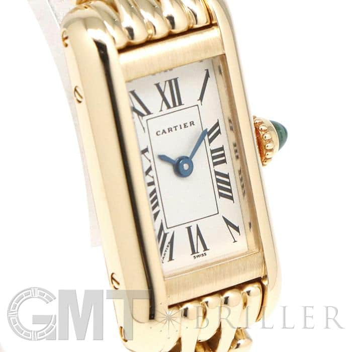 papicoCartier タンクアロンジェ 中古)CARTIER カルティエ タンク アロンジェ イエローゴールド（商品ID