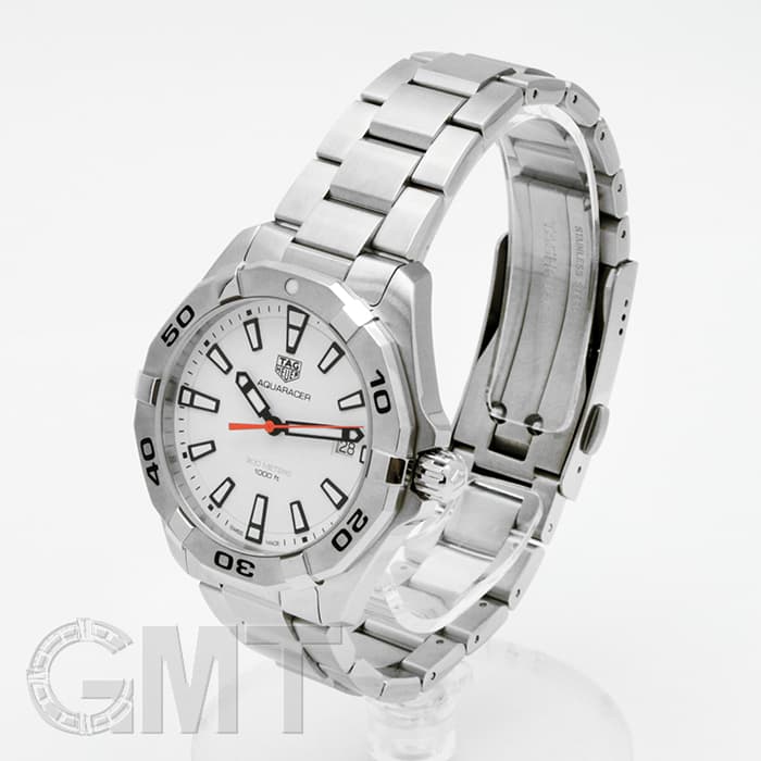 新品)TAG HEUER タグ・ホイヤー アクアレーサー 300m ホワイト 41mm