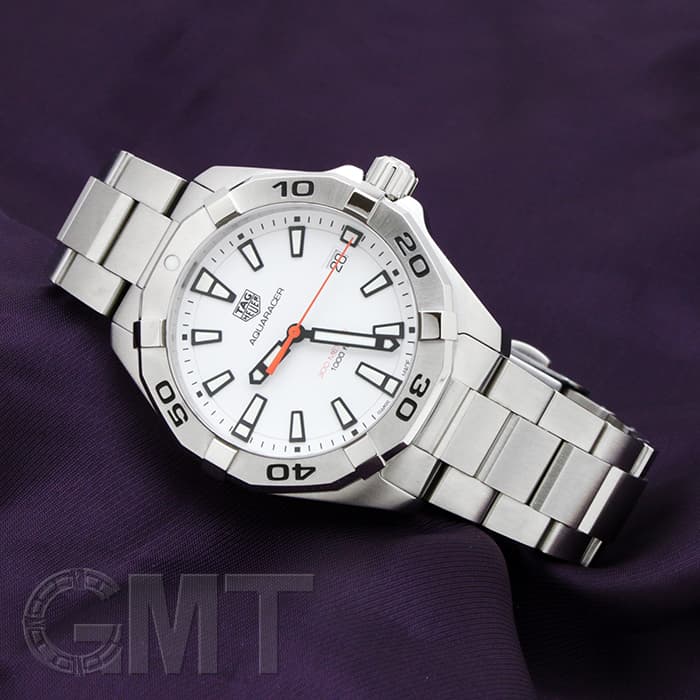 新品)TAG HEUER タグ・ホイヤー アクアレーサー 300m ホワイト 41mm