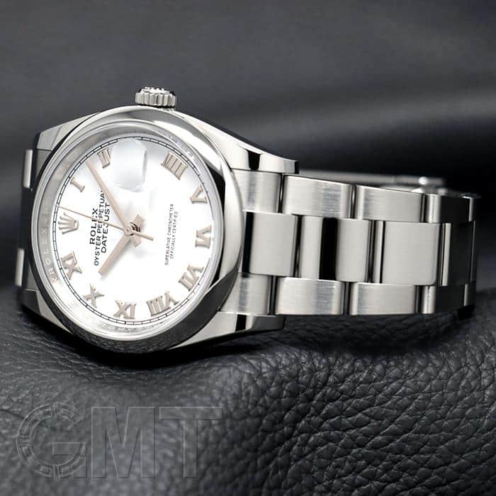 中古)ROLEX ロレックス デイトジャスト 36 126200 ホワイトローマ