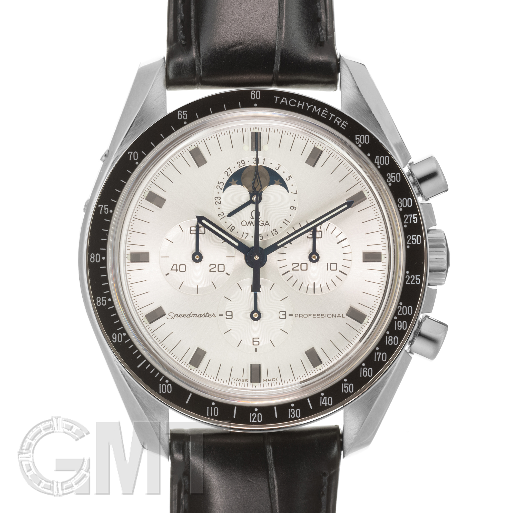 中古)OMEGA オメガ スピードマスター ムーンフェイズ 3689.30.31（商品