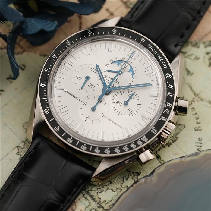 中古)OMEGA オメガ スピードマスター ムーンフェイズ 3689.30.31（商品