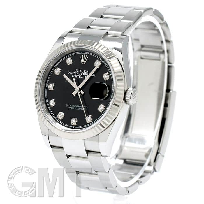 新品)ROLEX ロレックス デイトジャスト 36 126234G ブラック 10Pダイヤ