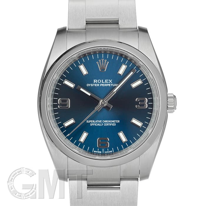 中古)ROLEX ロレックス オイスターパーペチュアル 114200 ブルー369