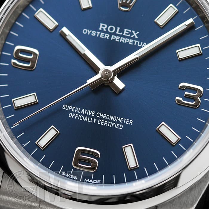 中古)ROLEX ロレックス オイスターパーペチュアル 114200 ブルー369