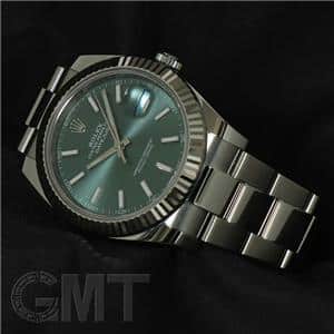 未使用)ROLEX ロレックス デイトジャスト 41 126334 ミントグリーン