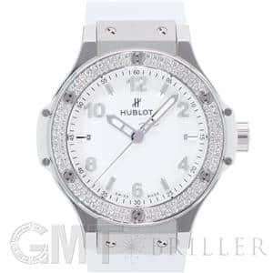 中古)HUBLOT ウブロ ビッグバン スチールホワイト ダイヤモンド