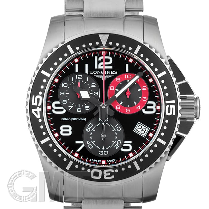 ロンロンページ 新品)LONGINES ロンジン ハイドロコンクエスト L3.690.4.53.6（商品ID
