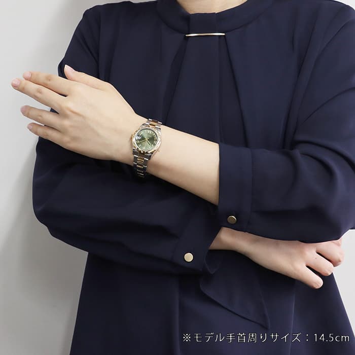 中古 ロレックス ROLEX 278343RBR ランダムシリアル オリーブグリーン /ダイヤモンド ユニセックス 腕時計 中古)ROLEX ロレックス デイトジャスト 31 278343RBR オリーブグリーン