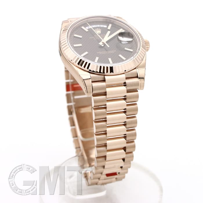 新品)ROLEX ロレックス デイデイト 40 228235 チョコレート 斜め格子
