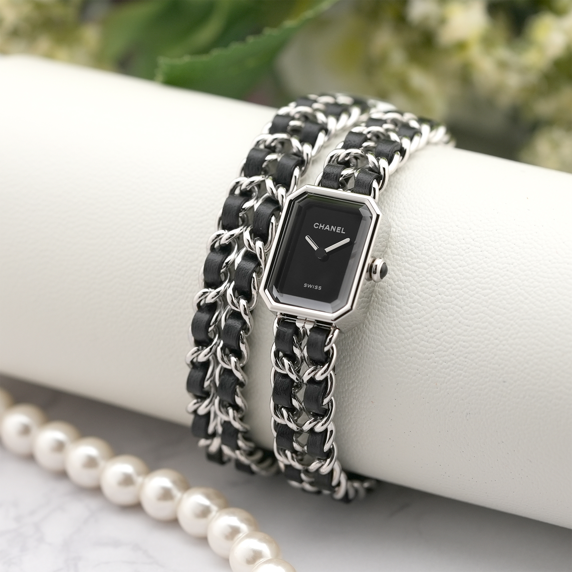新品)CHANEL シャネル プルミエール アイコニック チェーン ダブル