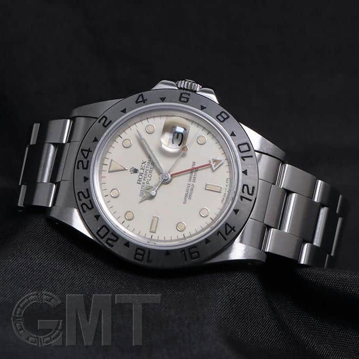 中古)ROLEX ロレックス エクスプローラー II 16550 アイボリー（商品ID