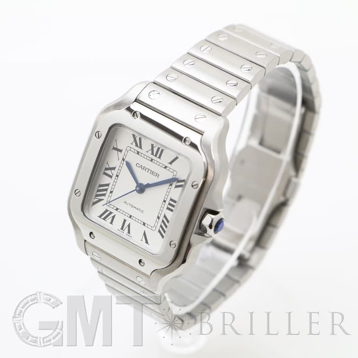 Cartier サントスドゥカルティエ　ホワイトレザーベルト MM 用 Cartier サントスドゥカルティエ ホワイトレザーベルト MM 用