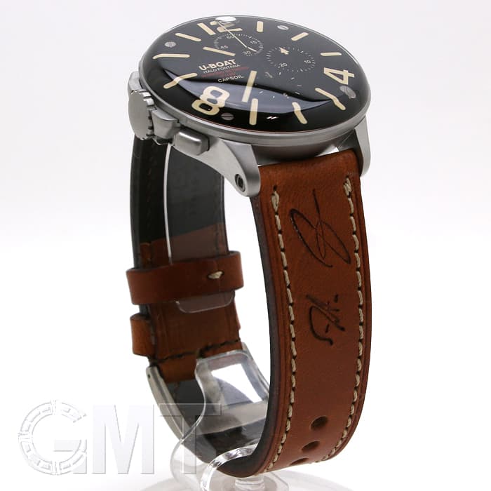 新品)U-BOAT ユーボート カプソイル クロノグラフ 8111 45mm ブラック