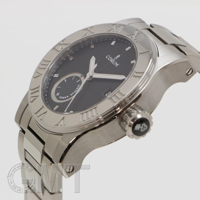 中古)CORUM コルム ロムルス パワーリザーブ 373.515.20/V810 BN75