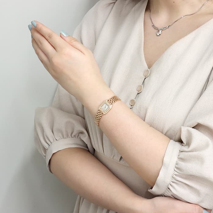 AndA Cartier カルティエ パンテールミニ 未使用 新品)CARTIER カルティエ パンテール ドゥ カルティエ ミニ WJPN0045