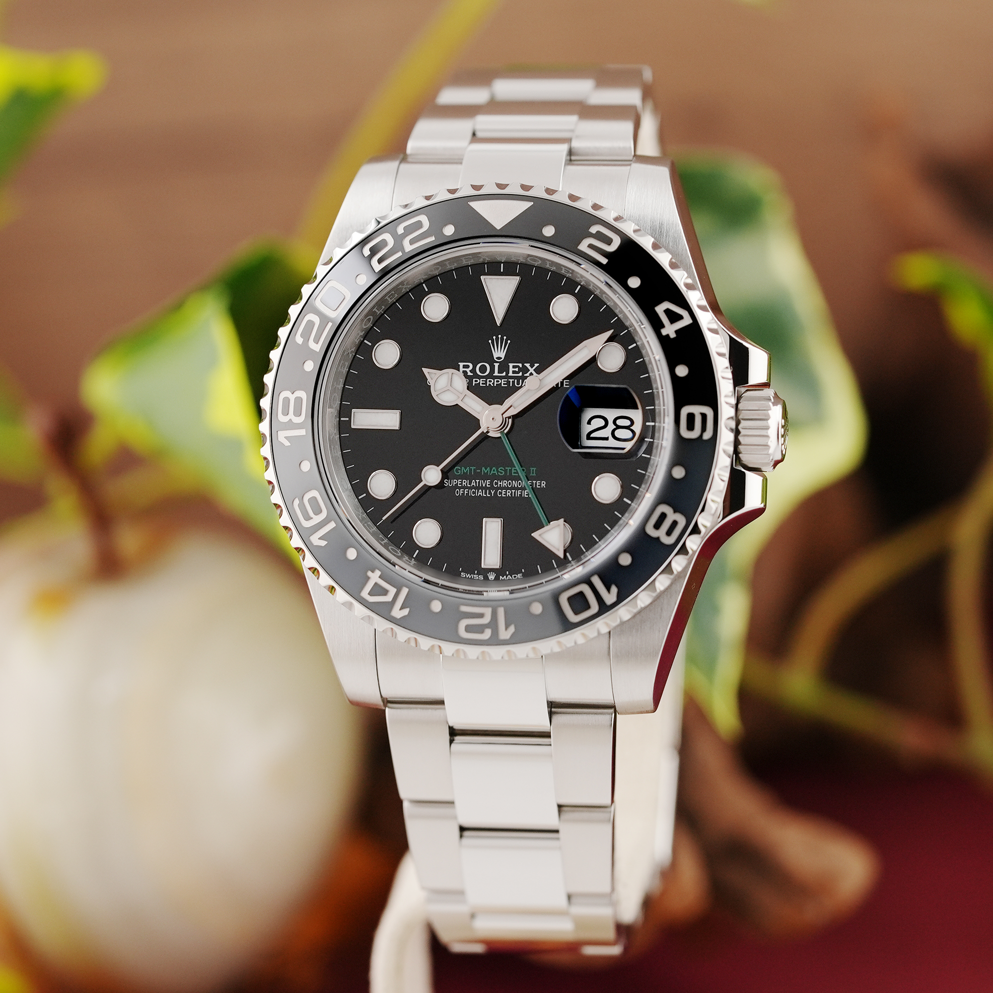 中古)ROLEX ロレックス GMTマスター II 126710GRNR オイスター