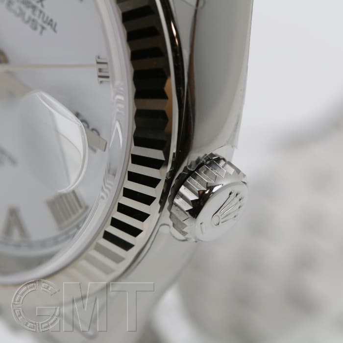 新品)ROLEX ロレックス デイトジャスト 116234 ホワイト ローマ