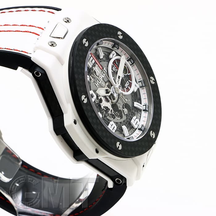 京楽　ビッグバン　白枠　中古　無加工　現状渡し　内ガラス無し 中古)HUBLOT ウブロ ビッグバン フェラーリ ホワイトセラミック