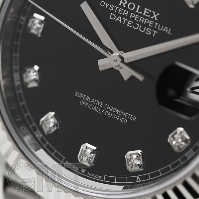 新品)ROLEX ロレックス デイトジャスト 41 ブラック 126334G 10Pダイヤ