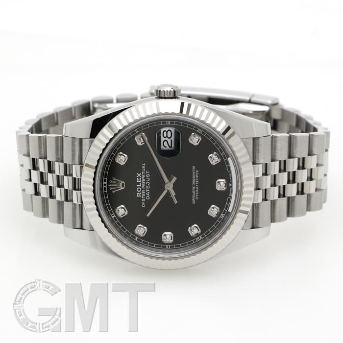 新品)ROLEX ロレックス デイトジャスト 41 ブラック 126334G 10Pダイヤ