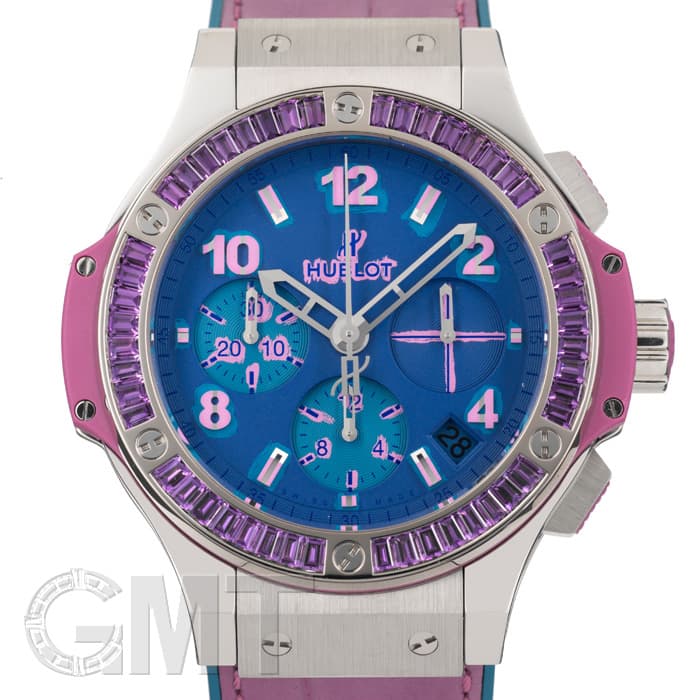 中古)HUBLOT ウブロ ビッグバン ポップアート スチール パープル 341 