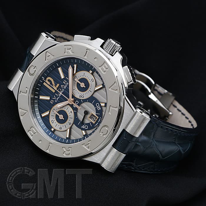 中古)BVLGARI ブルガリ ディアゴノ カリブロ クロノグラフ