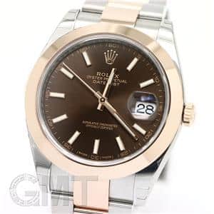 ROLEX ロレックス デイトジャスト 41 126301 チョコレート オイスターブレス メイン