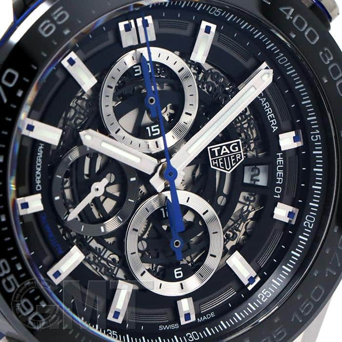 中古)TAG HEUER タグ・ホイヤー カレラ ホイヤー01 ブルータッチ