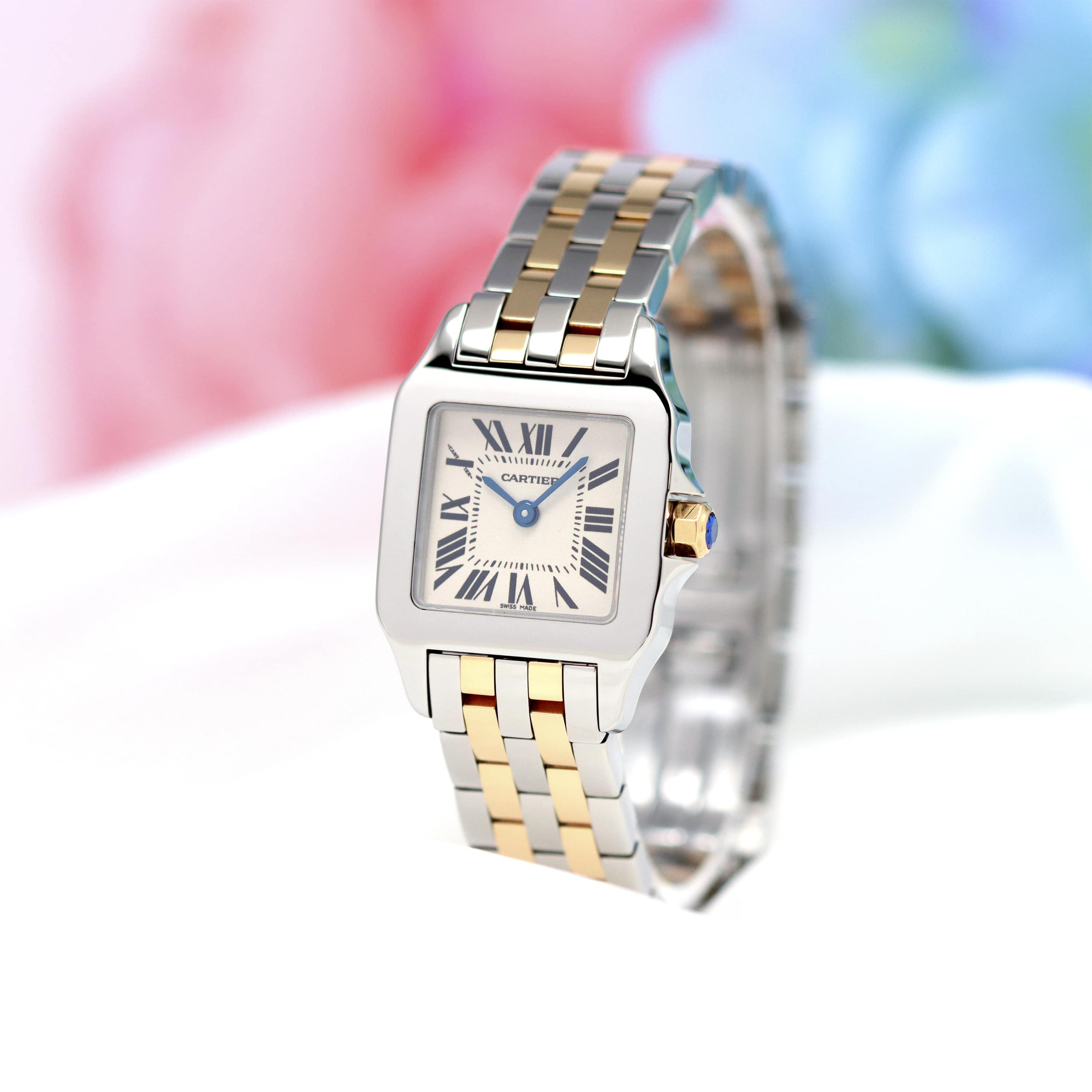 中古)CARTIER カルティエ サントス ドゥモワゼル SM W25066Z6（商品ID