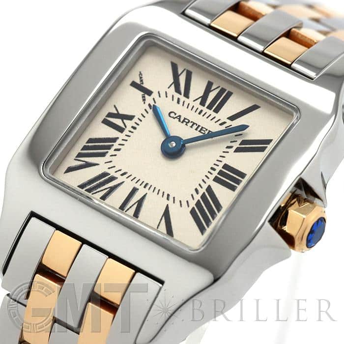 カルティエ サントス ドゥモワゼル コンビ W25067Z6 新品)CARTIER カルティエ サントス ドゥモワゼル LM W25067Z6（商品ID