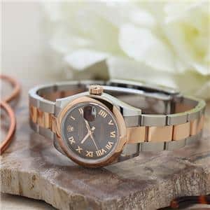 ROLEX ロレックス デイトジャスト 28 279161 ブラウンローマ オイスターブレスレット メイン