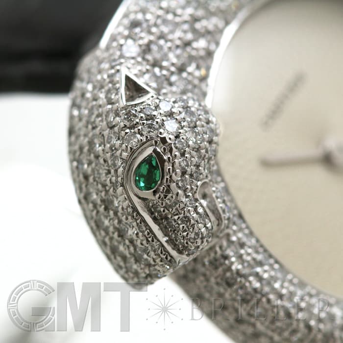 カルティエ Cartier パンテール1925 パンサー WF317551 レディース 腕時計 純正ダイヤベゼル アイボリー K18YG クォーツ Panthere 90290647 Cartier - カルティエ Cartier パンテール1925 パンサー WF317551