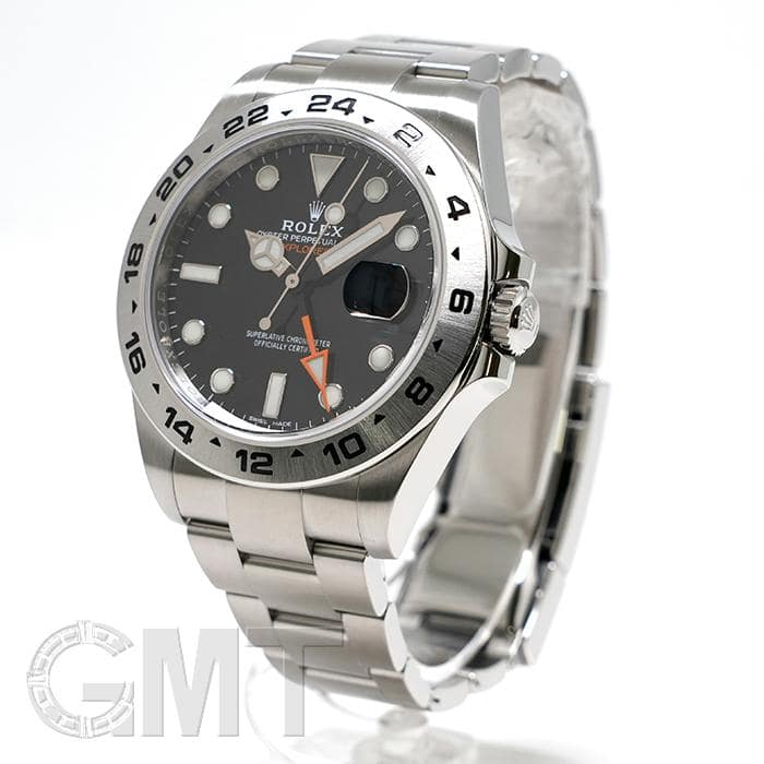 中古)ROLEX ロレックス エクスプローラー II 216570 ブラック