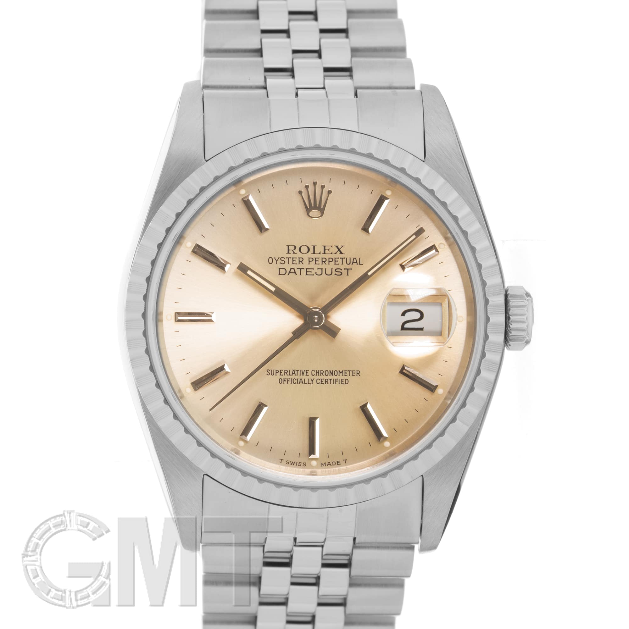 中古)ROLEX ロレックス デイトジャスト 36mm 16220 シルバー（商品ID