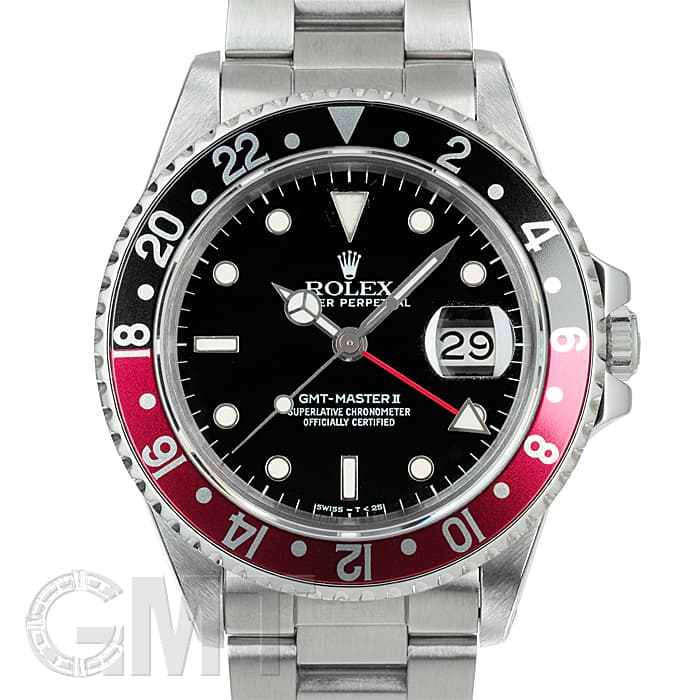 中古)ROLEX ロレックス GMTマスター II 16760 レッド/ブラック（商品ID