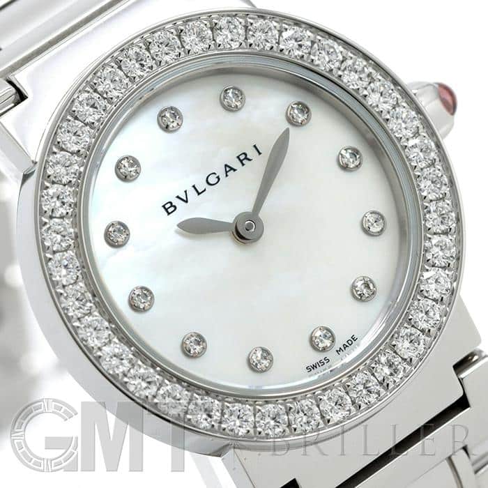 本日のみお値下げ可】☆BVLGARI ブルガリBBL26S ホワイトシェル時計