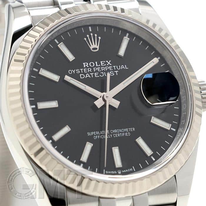 ロレックス デイトジャスト 中古)ROLEX ロレックス デイトジャスト 126234 ブラック ジュビリー