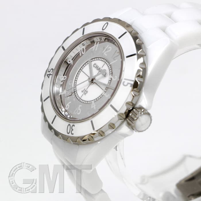 CHANELミラー 新品)CHANEL シャネル J12 ミラー 33mm H4861【世界限定1200本