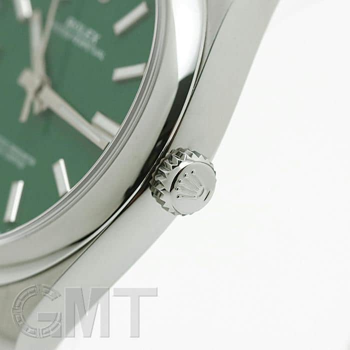 中古)ROLEX ロレックス オイスターパーペチュアル 41 124300 グリーン