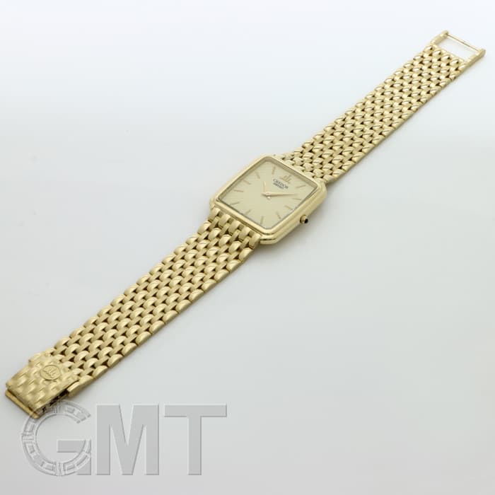 中古)SEIKO セイコー クレドール レクタングル 18Kイエローゴールド