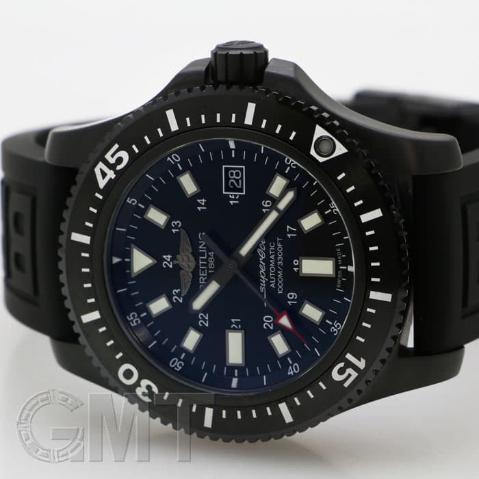 中古)BREITLING ブライトリング スーパーオーシャン ブラックラバー