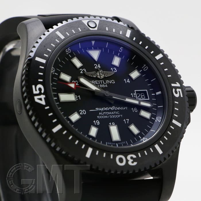 中古)BREITLING ブライトリング スーパーオーシャン ブラックラバー