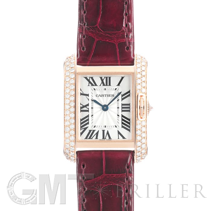 カルティエ Cartier タンクアングレーズSM 腕時計 レディース【中古】 中古)CARTIER カルティエ タンク アングレーズ SM WT100024（商品ID