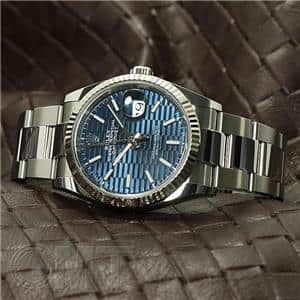 ROLEX ロレックス デイトジャスト 36 126234 フルーテッドブルー オイスターブレス【未使用品】 メイン
