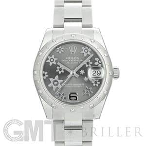ROLEX ロレックス デイトジャスト 31 178344 グレーフラワー メイン
