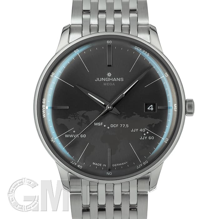 新品)JUNGHANS ユンハンス マイスター メガ ブラック SS 058/4803.44