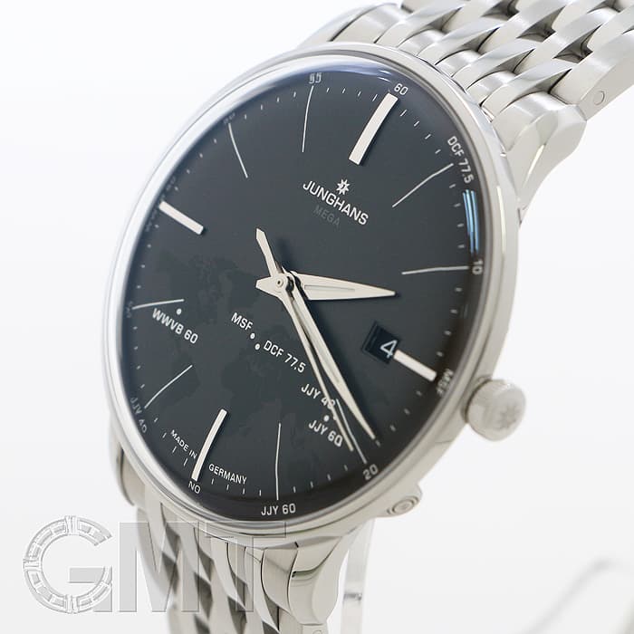 新品)JUNGHANS ユンハンス マイスター メガ ブラック SS 058/4803.44