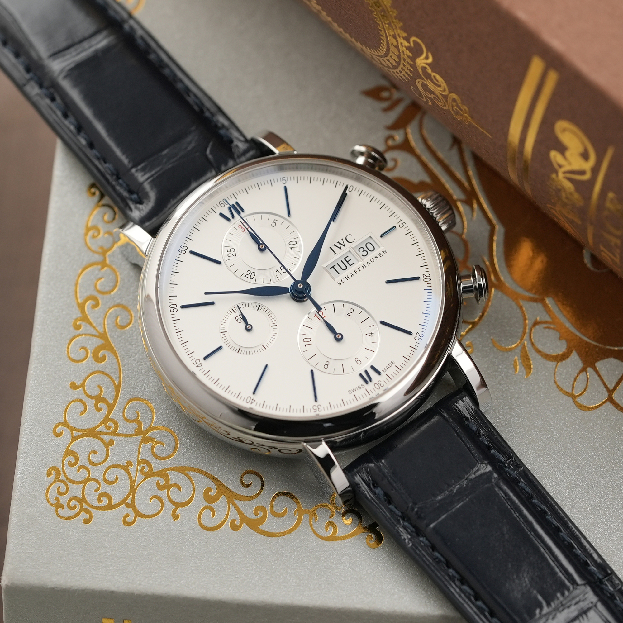中古)IWC インターナショナルウォッチカンパニー ポートフィノ クロノ